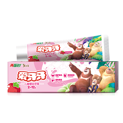亚星官网爱牙牙儿童牙膏40克+10克（草莓香）